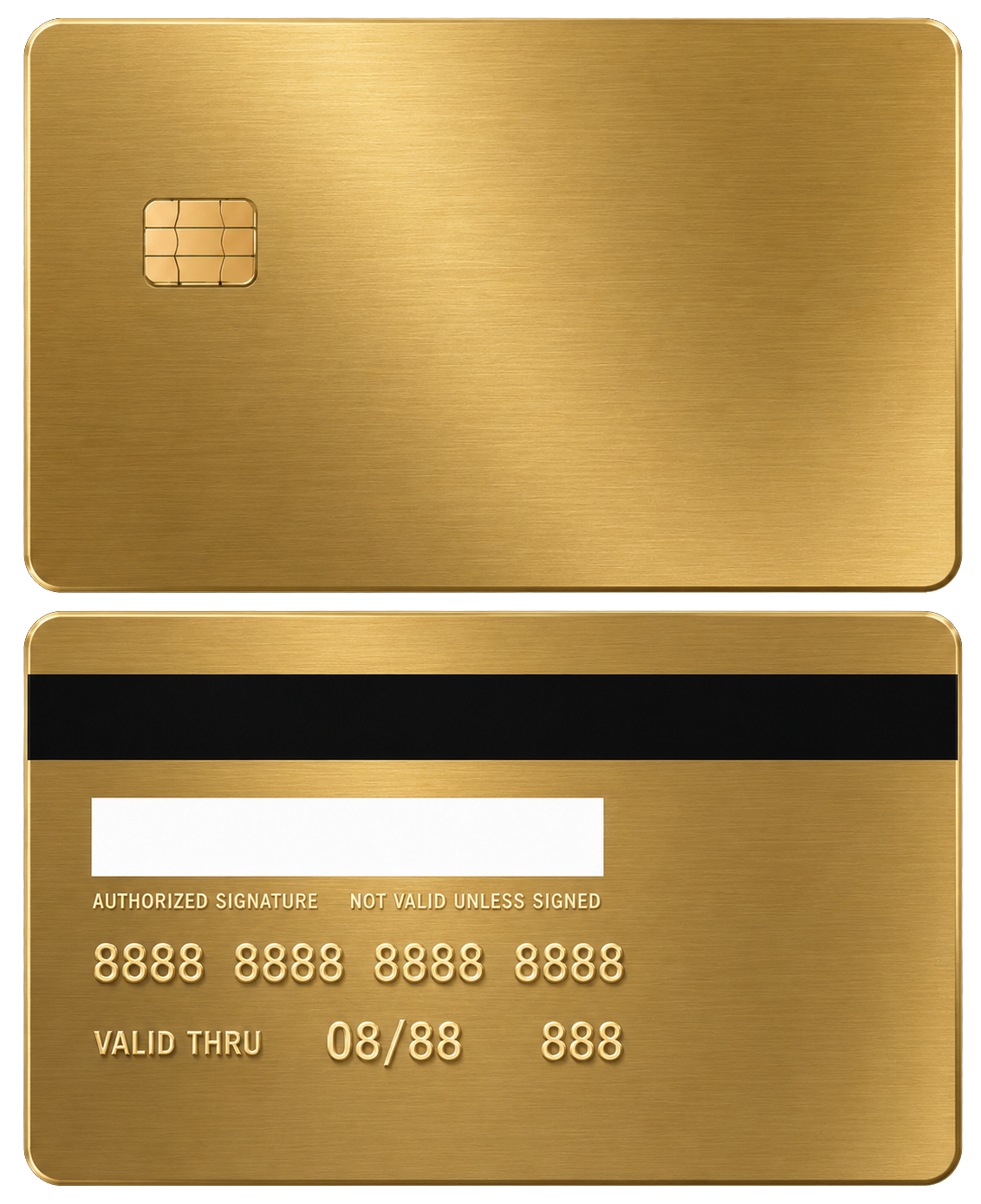 Blank Mirror Gold