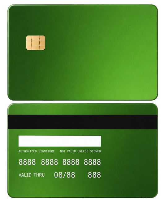 Blank Green Silver