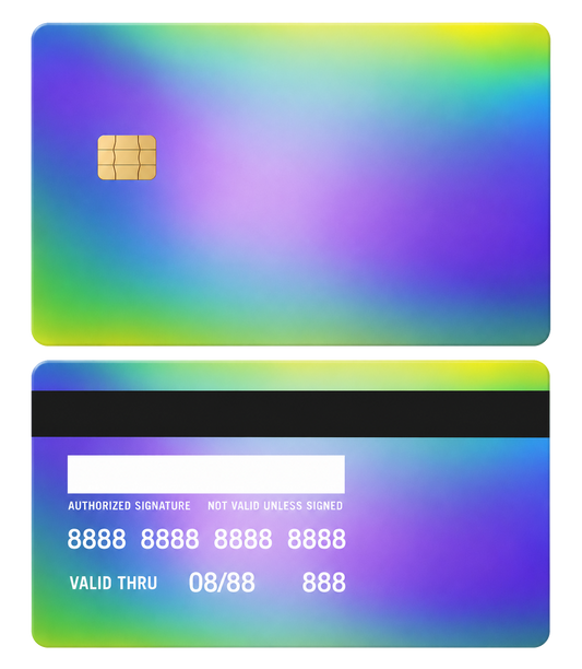 Blank Rainbow Silver